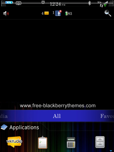 free MinTransBerry for BB Torch2 9810 Themes