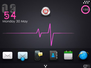 free HeartBeat PINK SEVEN for 97xx,9650 bold themes