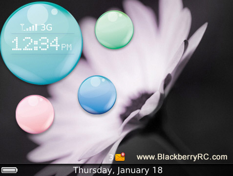 Candy theme for blackberry 93xx model