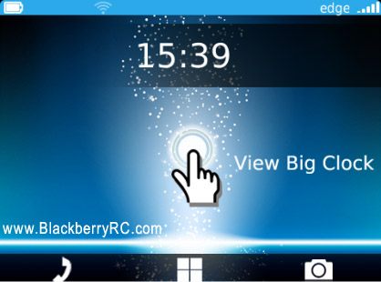 Touch Blue for BB 9900, 9930 BOLD themes Free Download