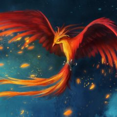 <b>Fire Phoenix for blackberry x10 wallpaper</b>