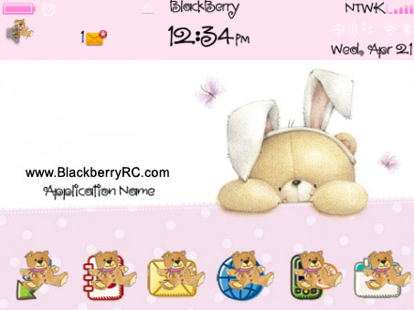 Sweet Bears Theme for BB 9360,9350,9370,9620 themes