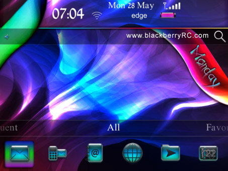 Psycho Abstract LiveDay for bb 9380 Curve themes