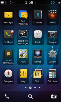 Future II v2.0 for Blackberry 9810 os7.0 themes