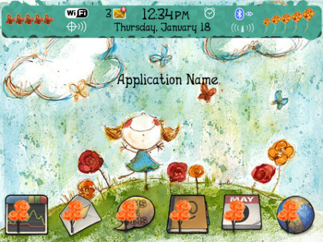 Little Girl for 9300, 9330 os6 themes