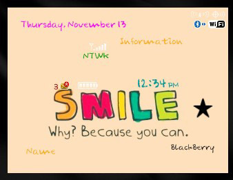 Cartoon Smile for bb 85xx,93xx themes