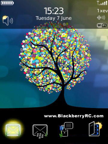 Roots of Spring for blackberry 95xx storm themes