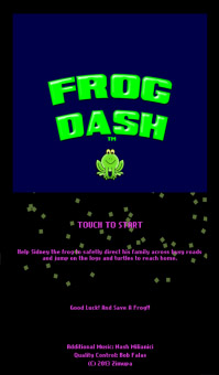 <b>Frog Dash v1.0</b>