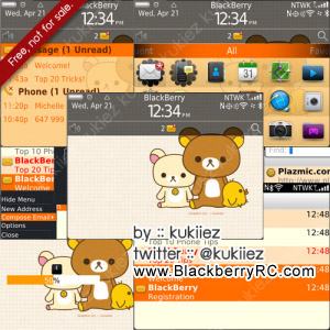 Cute Kukiiez for blackberry 9900,9930,p9981 themes