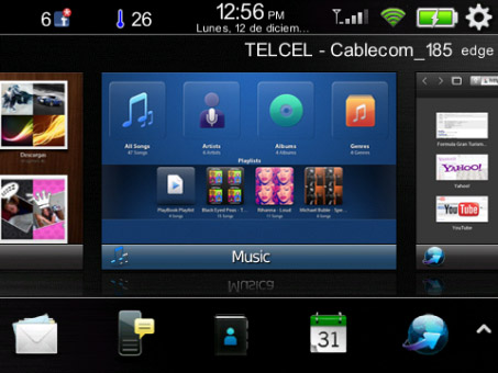 free BeBook Theme for blackberry 85xx, 93xx os5.0