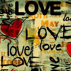 <b>Love Written In Graffiti for blackberry z10</b>