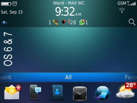 TEN for BlackBerry® 6 OS 97xx, 9650 themes download