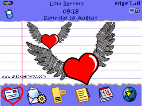 <b>Animated Paper Doodle for 9800 torch themes</b>