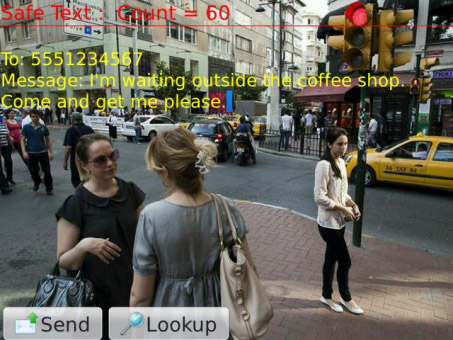 <b>Safe Text - If you must walk and text v1.0 (os7.0</b>