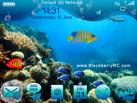 <b>Blue Coral Reef for BB 8520,93xx themes</b>