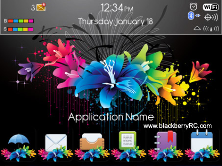 <b>Colorful Blossoms Theme (97xx,89xx,96xx os5 theme</b>