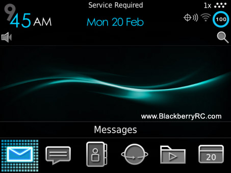 BEAT ELEGANT for blackberry 9900/9930/9981 OS7 themes