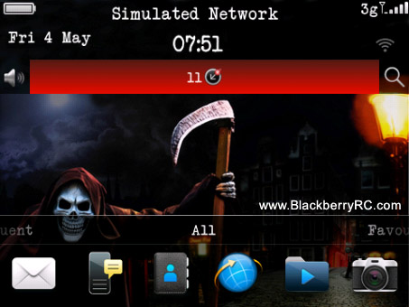 Grim Reapor for blackberry 9900 themes ota dowlnoad