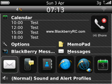 <b>Gramity theme for blackberry 85xx, 93xx os5</b>