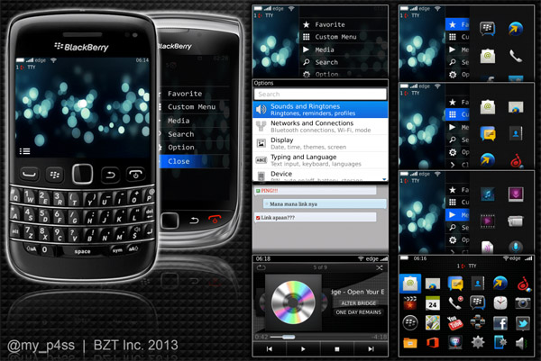 <b>K-X's Volution for blackberry bold 9790 themes</b>