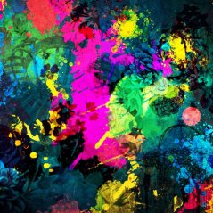 <b>Colorful Paint Splatter 1280x1280 pixel hd wallpa</b>