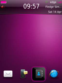 <b>Pink Sharp theme for 9800 os6</b>