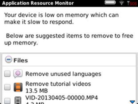 <b>BlackBerry Application Resource Monitor 3.0.0.23</b>