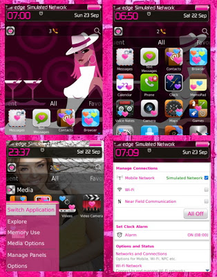 myPhone 7 - Pink 9380 theme