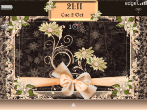 Bow frame theme for bb 9650, 9900, 9780 os6.0