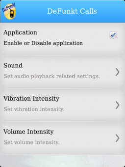 <b>DeFunkt Calls 2.0 for blackberry apps</b>