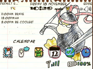 Doodle Duck Ninja 85xx,93xx curve themes