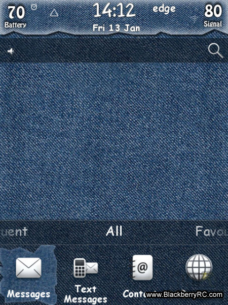 Blue Jeans theme for torch 9810 os7.0