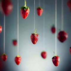 <b>Red Strawberries wallpaper</b>