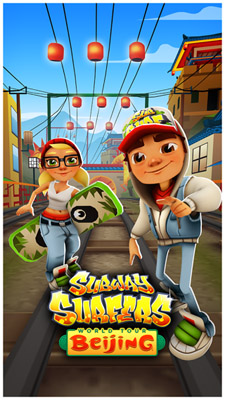 Subway Surfers 1.14.1 for blackberry 10 game