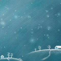 <b>New Year Night Snow Winter Moon</b>