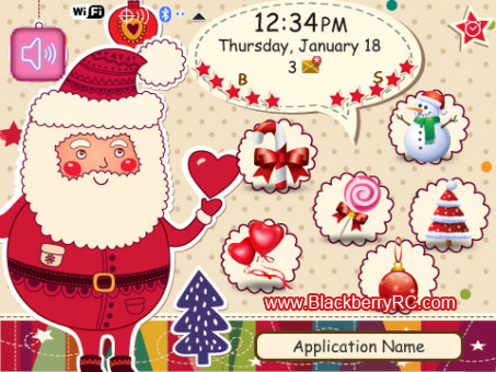 Cute Cartoon Christmas 99xx bold Theme