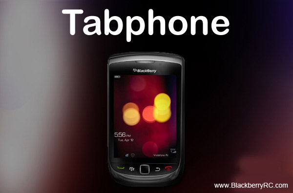 Tabphone 9800 torch theme