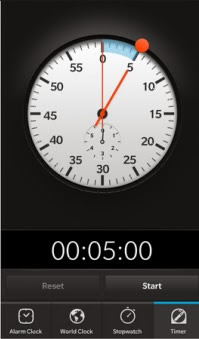 Porsche Design Clock for BB10 model