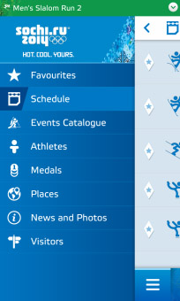 Sochi 2014 for BB10 apps