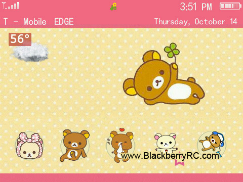 Rilakkuma Macaron 97xx,9650 os6 Theme