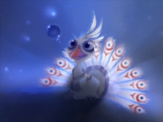 Lord Shen Peacock wallpaper