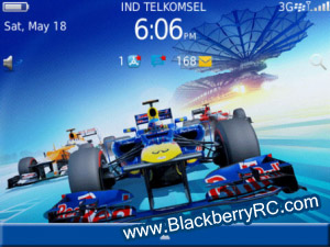 free sMart Racing for bb 9790 Theme