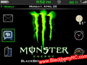 Monster Energy 480×360 OS 5 themes