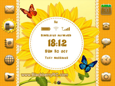 Sunflowers One 9300,9330 os6 theme