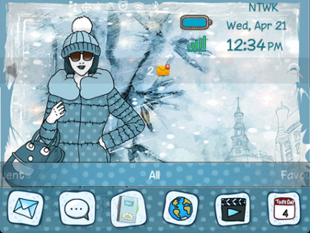 <b>Winter Fashion Girl ($ 0.99 )</b>