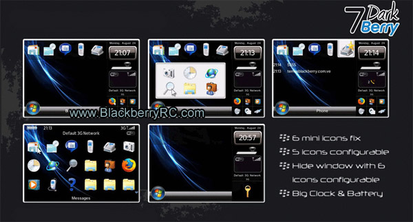 7 dark berry theme