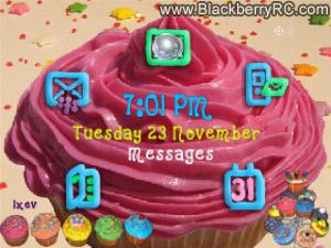 Cupcake Crazy blackberry themes(85xx,93xx)