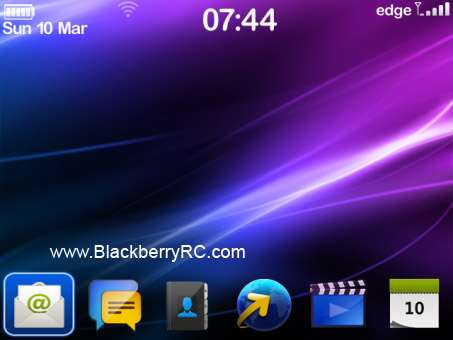 Classic Zen Style Theme with BlackBerry 10 Icon Set (97xx OS