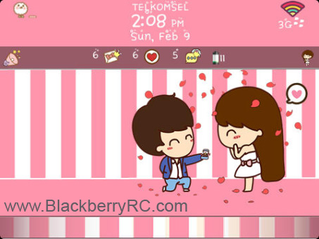 Marry Me for BlackBerry 9320,9220,99xx os7 theme