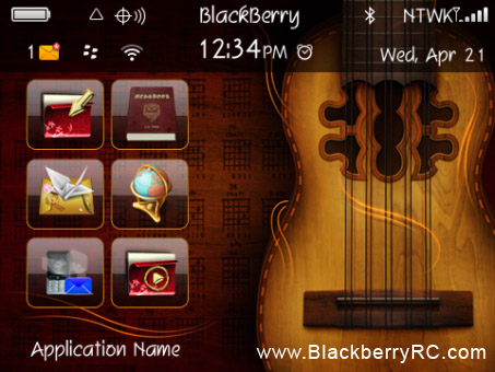 free Vintage Guitar theme for 99xx os7